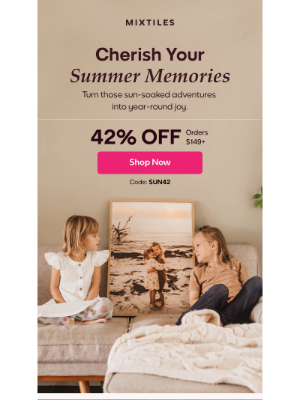 Mixtiles - Frame Your Summer Ashley
