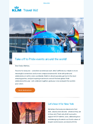 KLM - Pride takes flight 🌈