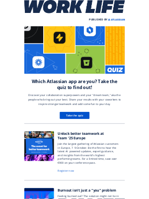 Fun quiz alert! Which Atlassian app are you?