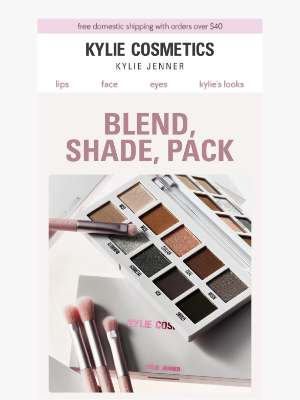 Kylie Cosmetics - JUST DROPPED! eyeshadow brushes 🩷