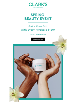 Clark's Botanicals - Unlock Your FREE Gift for Spring!