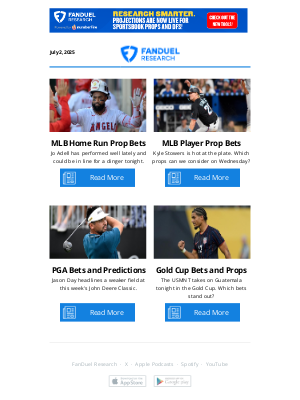 FanDuel - Wednesday MLB Home Run Props and Player Props