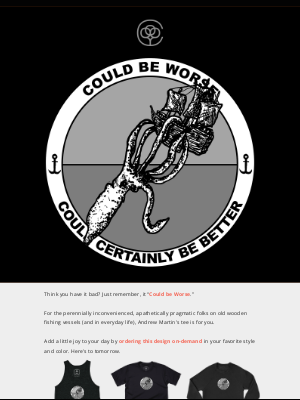 Cotton Bureau - T-shirt Tuesday: Not too good, not too bad.