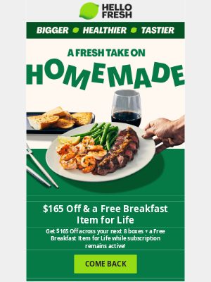 HelloFresh USA - We’re worth another try…