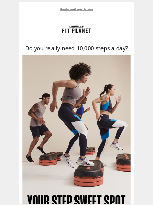 Les Mills - Forget 10,000 steps. What's the magic number for your body?