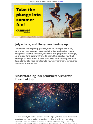 John Wiley & Sons - Take the plunge into summer fun!