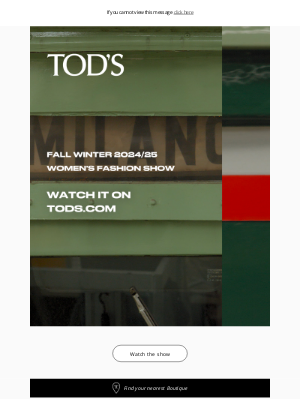 TOD'S - Watch Tod's Fall Winter 2024/25  Women's Fashion Show
