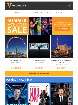 Vegas - Sun, Fun & Vegas Savings on Top Attractions 🎡