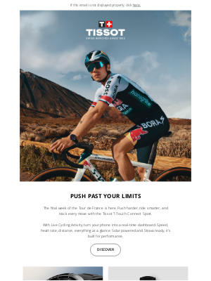 Tissot Watches - Tour de France finale vibes