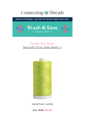Connecting Threads - Stash & Save!