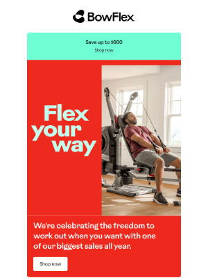 Bowflex - HUGE 4th of July savings 🎇