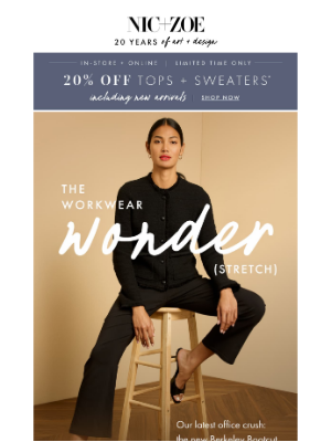 NIC+ZOE - 9-5 Wonderstretch (we keep wearing on the weekend)