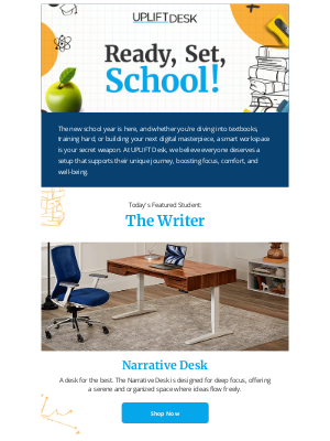 Uplift Desk - Back to School Essentials for Writers and Readers 📖