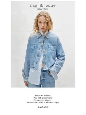 rag & bone - Denim on Denim