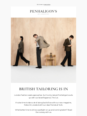 Penhaligon's - Meet the Tailors of Tomorrow