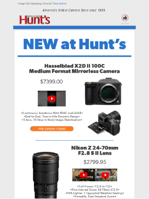 Barry From Hunt's - Amazing New Gear from Hasselblad, Nikon, Ricoh, Sigma, and More!
