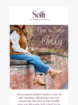 Sofft Shoes - The Perfect Transitional Style - Now on Sale