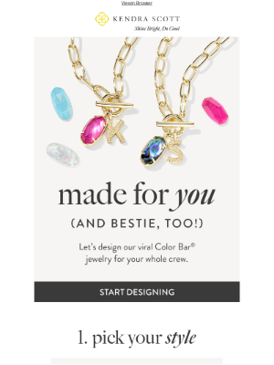 Kendra Scott - Your Dream Jewelry? You Can Design It