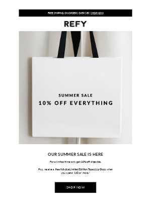 REFY - Summer Sale starts now!
