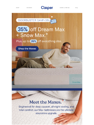 Casper - July 4th Doorbusters Are Here 🎆
