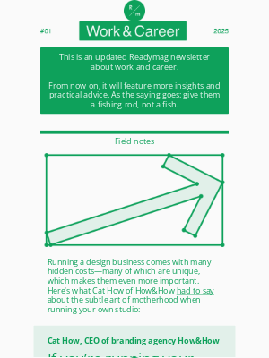 ReadyMag - What maternity leave looks like when you own a design business