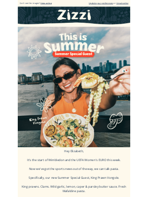 Zizzi Ristorante (United Kingdom) - The King is in the house
