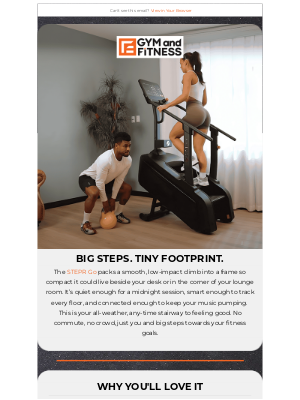 Gym and Fitness (Australia) - Product Spotlight | STEPR Go