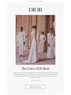 Dior (United Kingdom) - Relive the Dior Cruise 2026 Show