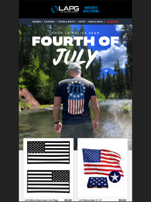La Police Gear - Show your pride this Independence Day