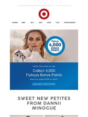 Target (AU) - 🌞 FLYBUYS Offer + NEW Season Womens