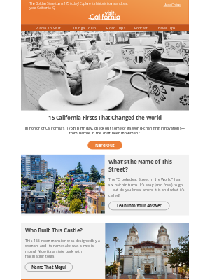 Visit California - 🎂 Happy 175th Birthday, California! Take a Fun Quiz to Celebrate