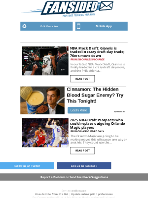 orlandomagicdaily.com - NBA Mock Draft: Giannis is traded in crazy draft day trade; 76ers move down