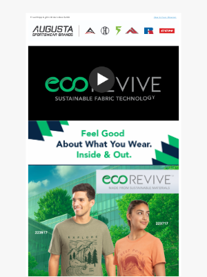 Augusta Sportswear - Do Your Part for the Planet - Wear Eco-Revive