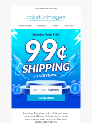 Colorful Images - Thursday surprise 👀 99¢ shipping flash sale!