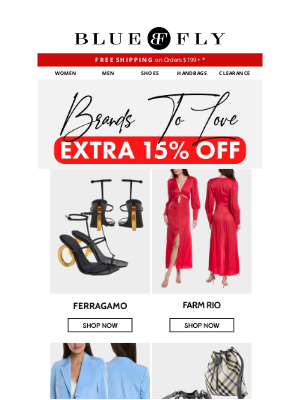 Don’t Wait: Big Cuts on Designer Brands