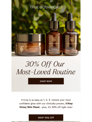 True Botanicals - Our Best-Selling Set Is 30% Off