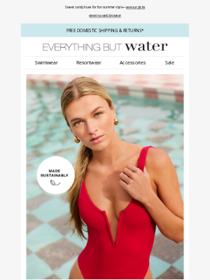 Everything But Water - We're not fast fashion: Our swimwear is made to last, fit and delight.