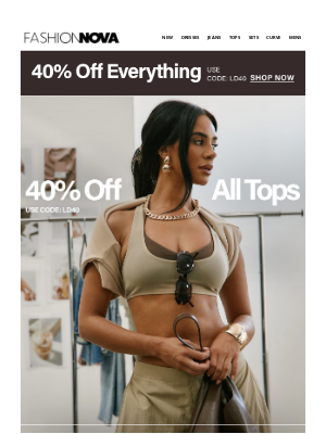 Fashion Nova - 40% Off The Top You Needed👀