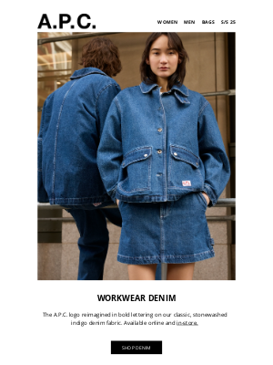 APC - A nod to workwear