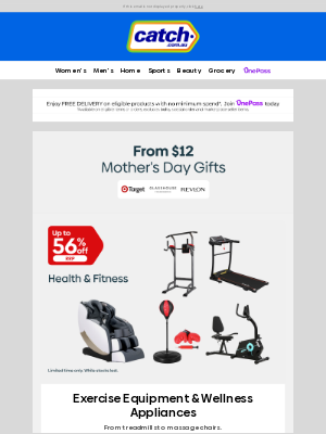 Catch (Australia) - Health & Fitness Equipment 💪 Up to 56% off RRP