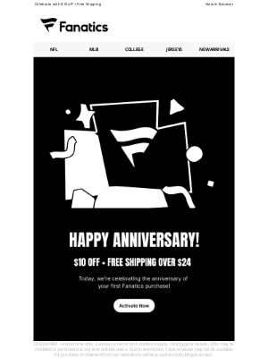 Mlbshop - Happy Fan-niversary!