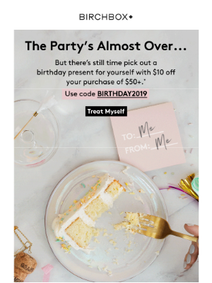 birthday idea email