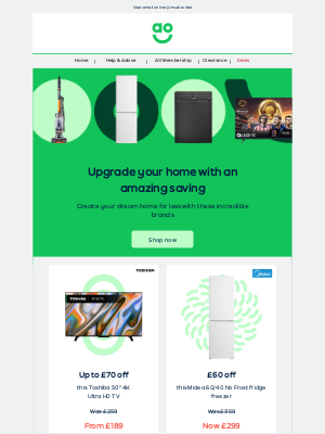 AO (United Kingdom) - Up to £420 OFF this HUGE brand 😮