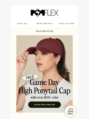 POPFLEX - Claim your FREE cap!
