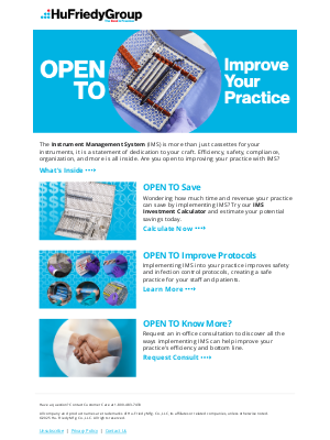 HuFriedyGroup - OPEN TO Improve Your Practice