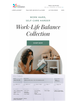 Erin Condren - Work-life balance starts with the right tools