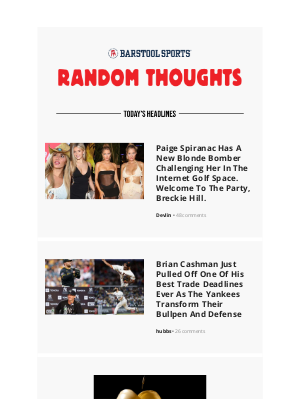 Barstool Sports - Paige Spiranac Has A New Blonde Bomber Challenging Her In The Internet Golf Space. Welcome To The Party, Breckie Hill.