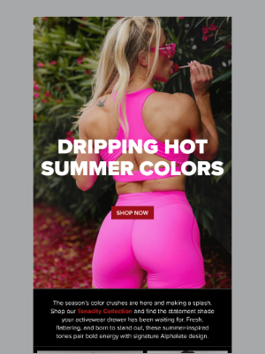 Alphalete Athletics - Color Crush Activated