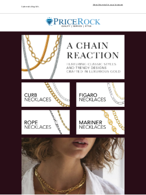 pricerock - Gold Chain Necklace Sale for Cinco de Mayo 🎉
