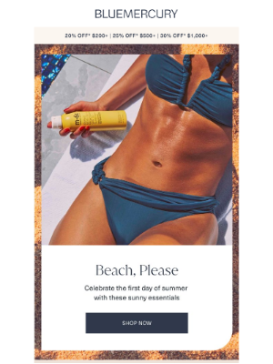 Bluemercury - Summer is officially here! ☀️